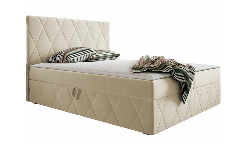Kintore Kontinentalseng 160x200 cm - Beige - Møbler - Senger - Kontinentalsenger