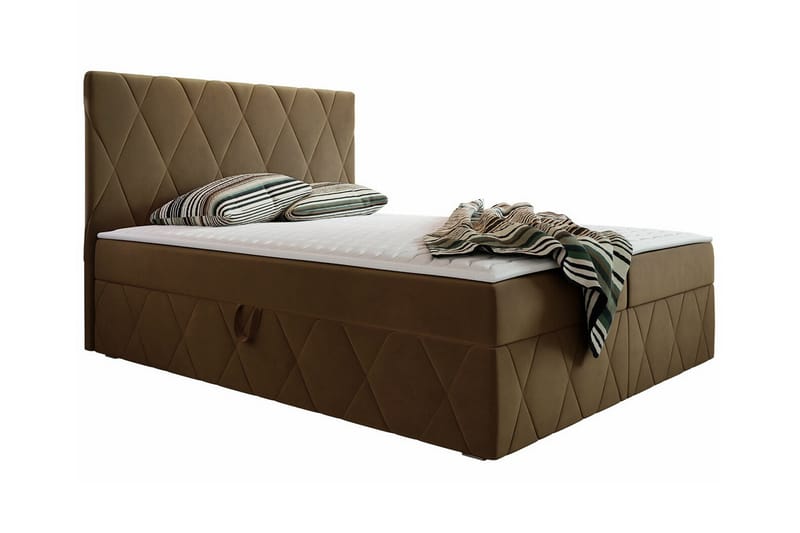 Kintore Kontinentalseng 160x200 cm - Brun - Møbler - Senger - Kontinentalsenger