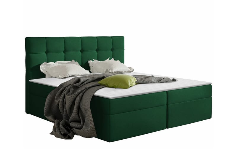 Kintore Kontinentalseng 160x200 cm - Mørkegrønn - Møbler - Senger - Kontinentalsenger