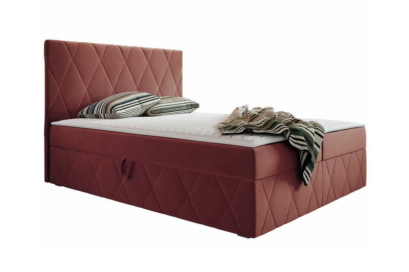 Kintore Kontinentalseng 160x200 cm - Rosa - Møbler - Senger - Kontinentalsenger