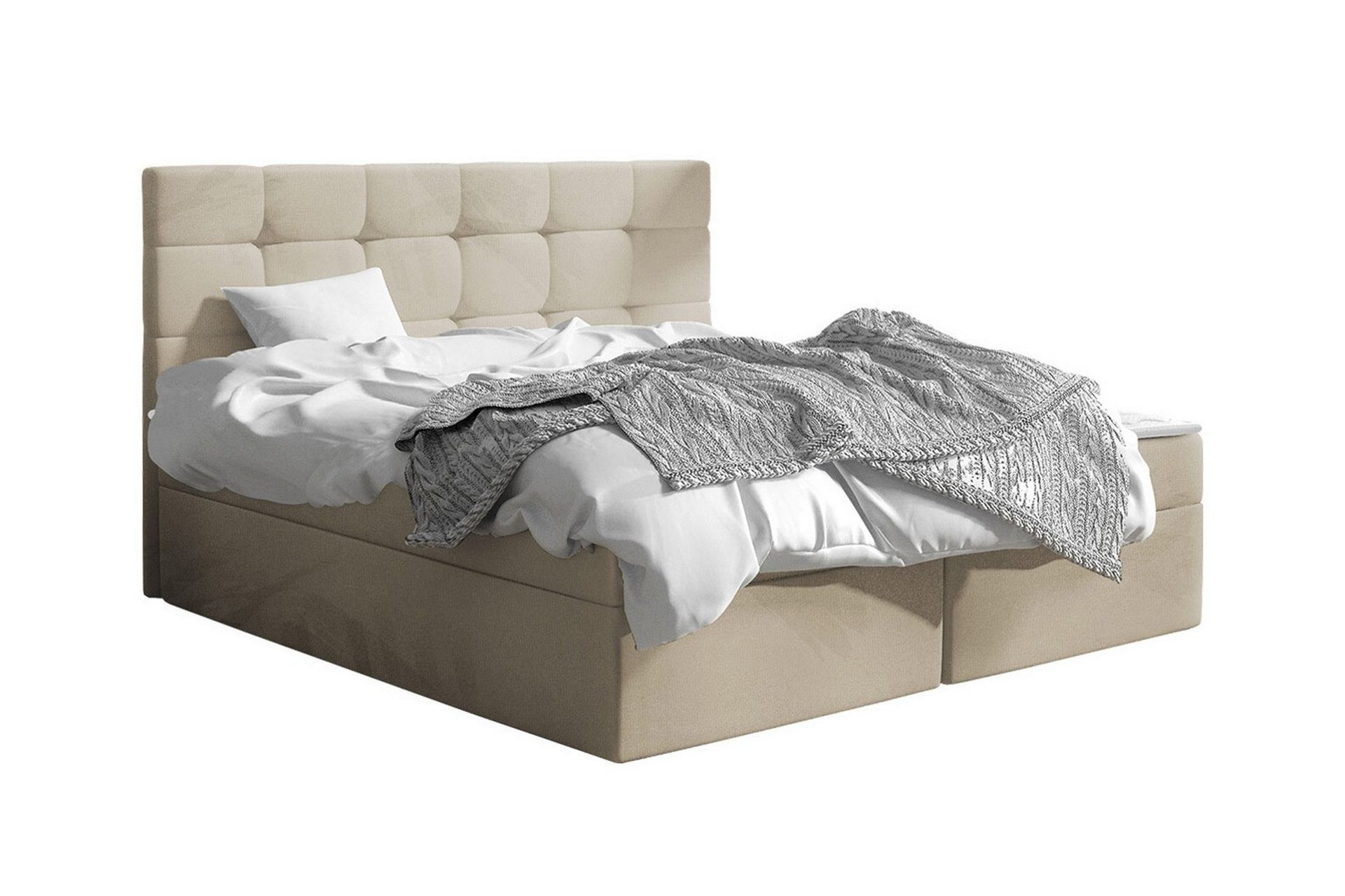 Kintore Kontinentalseng 180x200 cm - Beige - Møbler - Senger - Kontinentalsenger