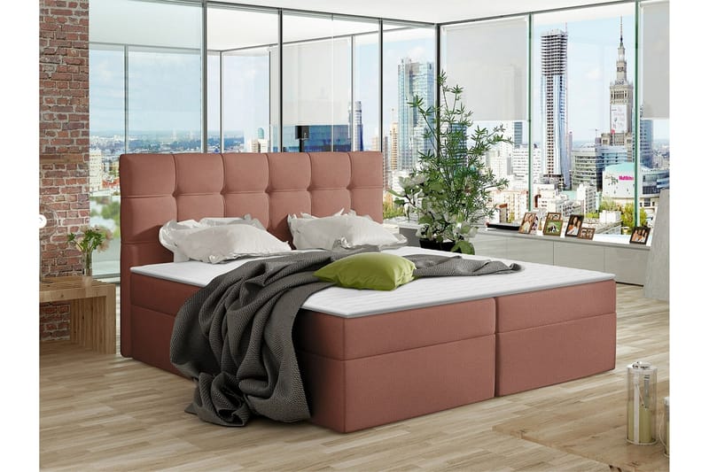 Kintore Kontinentalseng 180x200 cm - Lyse brun - Møbler - Senger - Kontinentalsenger
