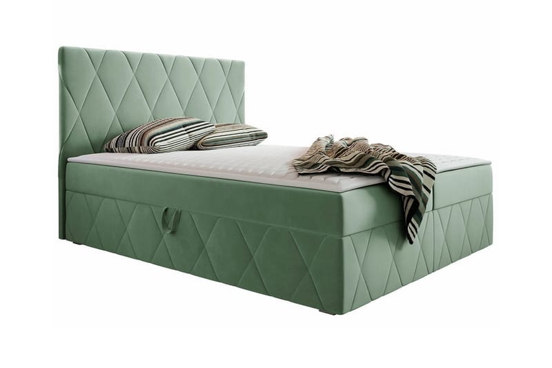 Kintore Kontinentalseng 180x200 cm - Lysegrønn - Møbler - Senger - Kontinentalsenger