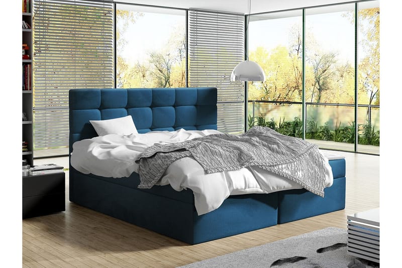 Kintore Kontinentalseng 180x200 cm - Mørkeblå - Møbler - Senger - Kontinentalsenger