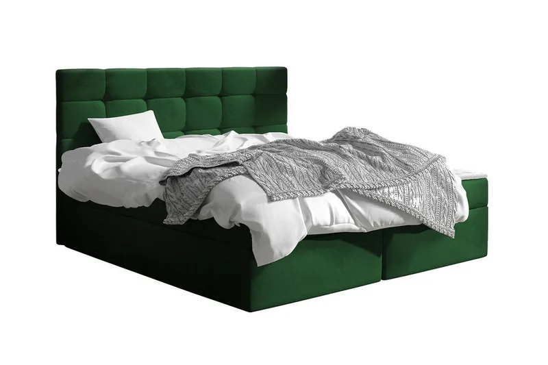 Kintore Kontinentalseng 180x200 cm, Mørkegrønn