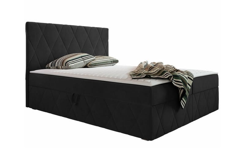Kintore Kontinentalseng 180x200 cm - Svart - Møbler - Senger - Kontinentalsenger
