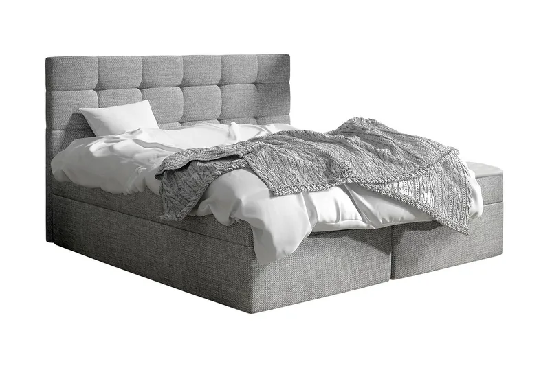 Kleiv Kontinentalseng 160x200 cm, Grå