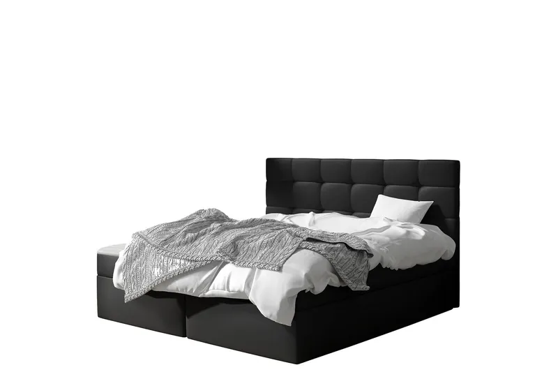 Kleiv Kontinentalseng 180x200 cm - Svart - Møbler - Senger - Kontinentalsenger