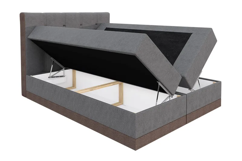 Knarrevik kontinentalseng 180x200 - Brun - Møbler - Senger - Kontinentalsenger