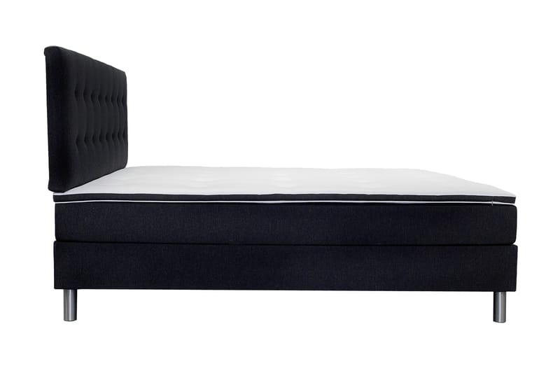 Komplett sengesett kontinentalseng Sunny sengesett 180x200 Svart - Møbler - Senger - Kontinentalsenger
