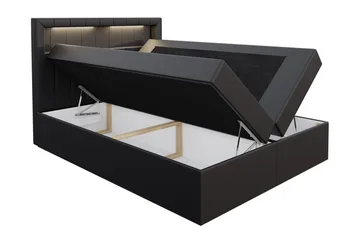 Kontinentalseng 140x200 - Svart - Møbler - Senger - Kontinentalsenger