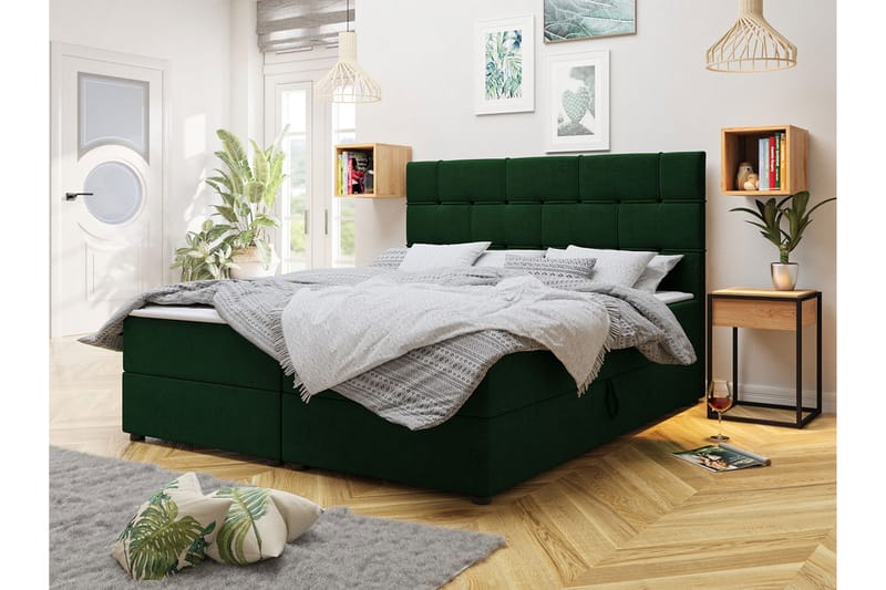 Kontinentalseng 180x200 cm - Svart - Møbler - Senger - Kontinentalsenger