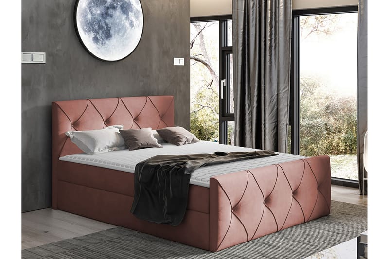 Kontinentalseng 200x200 cm - Møbler - Senger - Kontinentalsenger