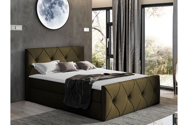 Kontinentalseng 200x200 cm - Møbler - Senger - Kontinentalsenger