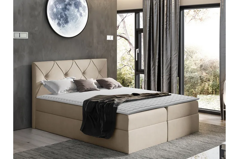 Kontinentalseng 200x200 cm - Møbler - Senger - Kontinentalsenger