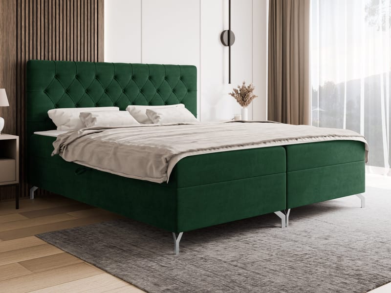 kontinentalseng Kontinentalseng GULIETTE + topper M Fresh 13 200x200 cm - Møbler - Senger - Kontinentalsenger