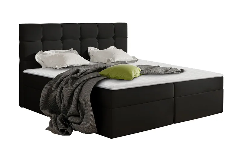 Kontinentalseng NELE 140x200 M - Svart - Møbler - Senger - Kontinentalsenger
