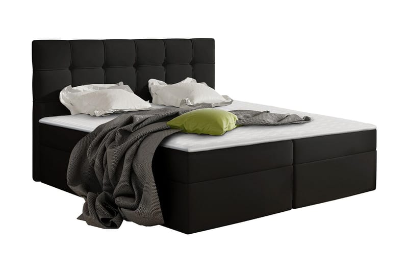 Kontinentalseng NELE 160x200 M, Svart