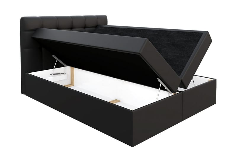 Kontinentalseng NELE 180x200 M - Svart - Møbler - Senger - Kontinentalsenger