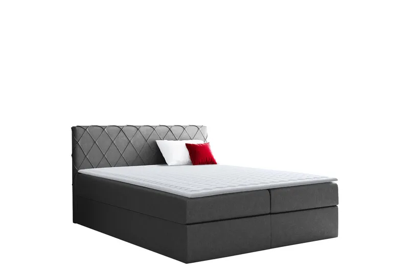 Korshavn Kontinentalseng 180x200 - Grå - Møbler - Senger - Kontinentalsenger