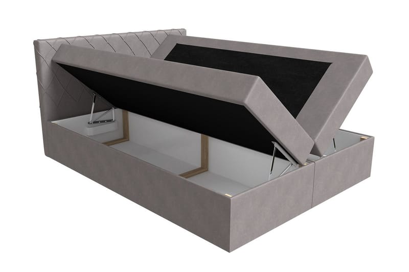 Korshavn Kontinentalseng 200x200 - Beige - Møbler - Senger - Kontinentalsenger