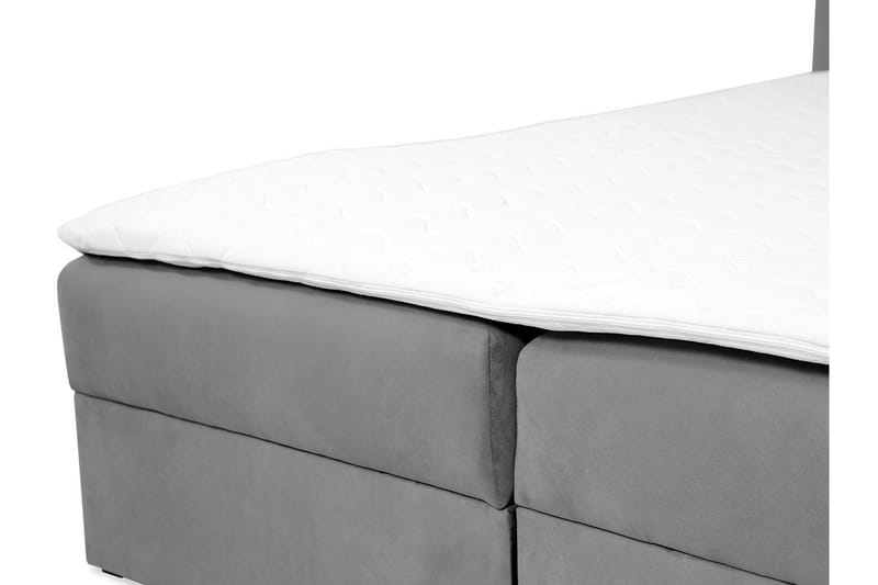 Laggano Kontinentalseng 140x200 cm + Overmadrass - Svart - Møbler - Senger - Kontinentalsenger