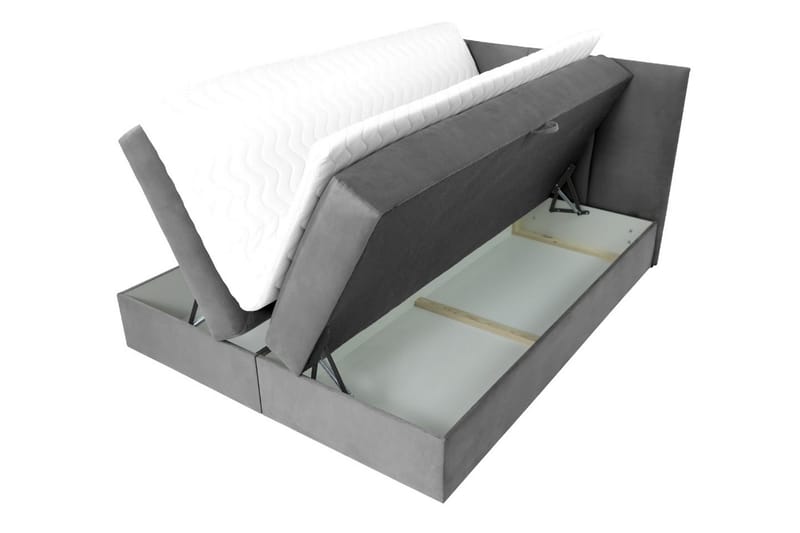 Laggano Kontinentalseng 140x200 cm + Overmadrass - Svart - Møbler - Senger - Kontinentalsenger