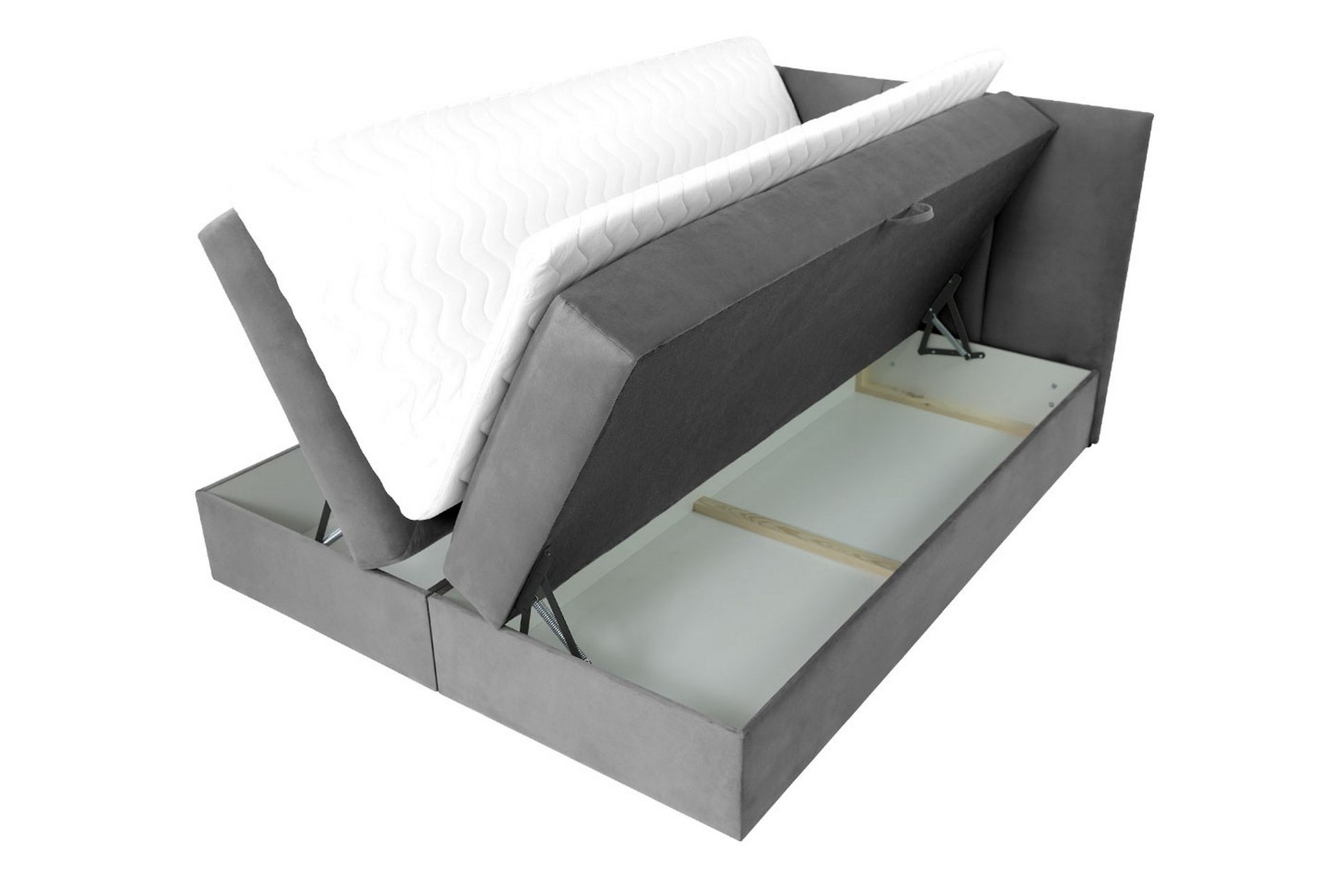 Laggano Kontinentalseng 160x200 cm + Overmadrass - Svart - Møbler - Senger - Kontinentalsenger
