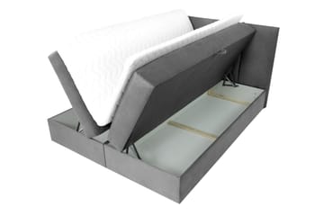 Laggano Kontinentalseng 160x200 cm + Overmadrass - Svart - Møbler - Senger - Kontinentalsenger
