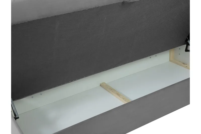 Laggano Kontinentalseng 160x200 cm + Overmadrass - Svart - Møbler - Senger - Kontinentalsenger