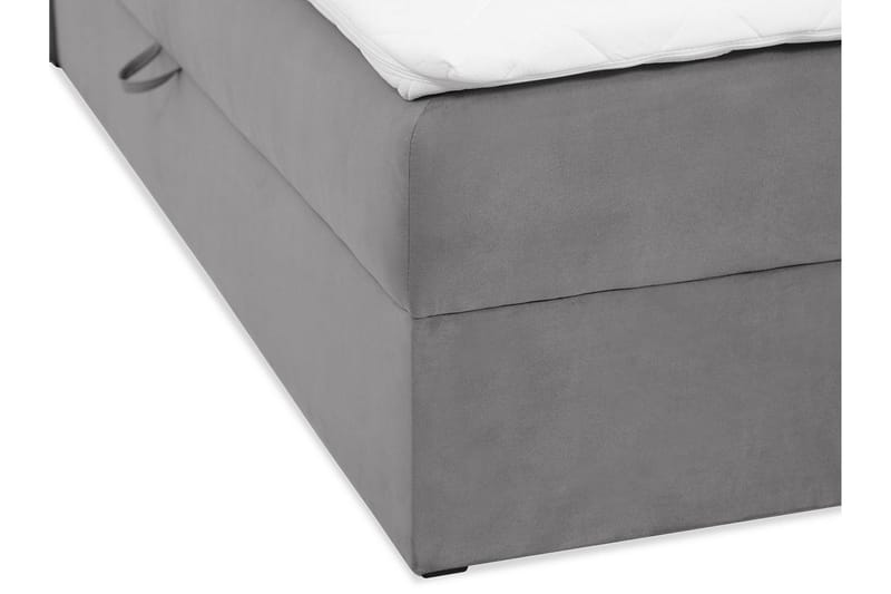 Laggano Kontinentalseng 160x200 cm + Overmadrass - Svart - Møbler - Senger - Kontinentalsenger