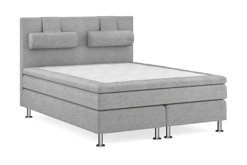 Layla Kontinentalseng 160 - Lysegrå - Møbler - Senger - Kontinentalsenger