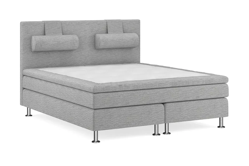 Layla Kontinentalseng 180 cm Uten Sengegavl - Lysegrå - Møbler - Senger - Kontinentalsenger