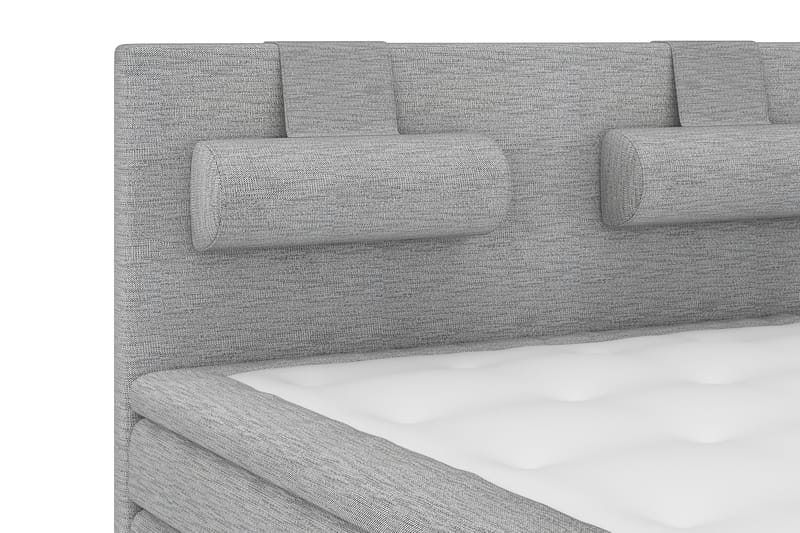 Layla Sengepakke Kontinentalseng 180x200 - Lysegrå - Komplett sengepakke - Kontinentalsenger