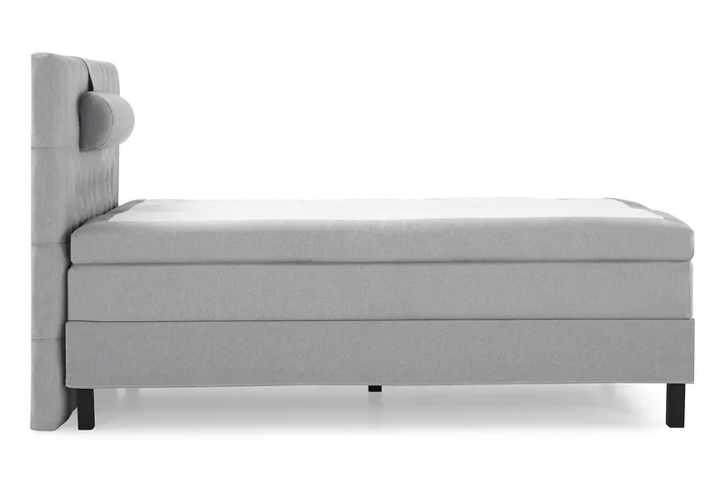 Lucky Komplett Sengepakke 120x200 Lateks Diamant Sengegavl - Nakkepute Stor Mellangrå - Møbler - Senger - Kontinentalsenger