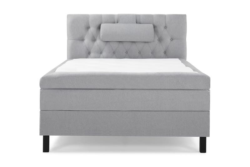 Lucky Komplett Sengepakke 120x200 Lateks Diamant Sengegavl - Nakkepute Stor Mellangrå - Møbler - Senger - Kontinentalsenger