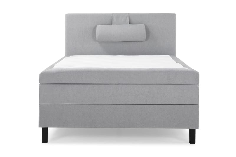 Lucky Komplett Sengepakke 120x200 Lateks Glatt Sengegavl - Nakkepute Stor Mellangrå - Møbler - Senger - Kontinentalsenger