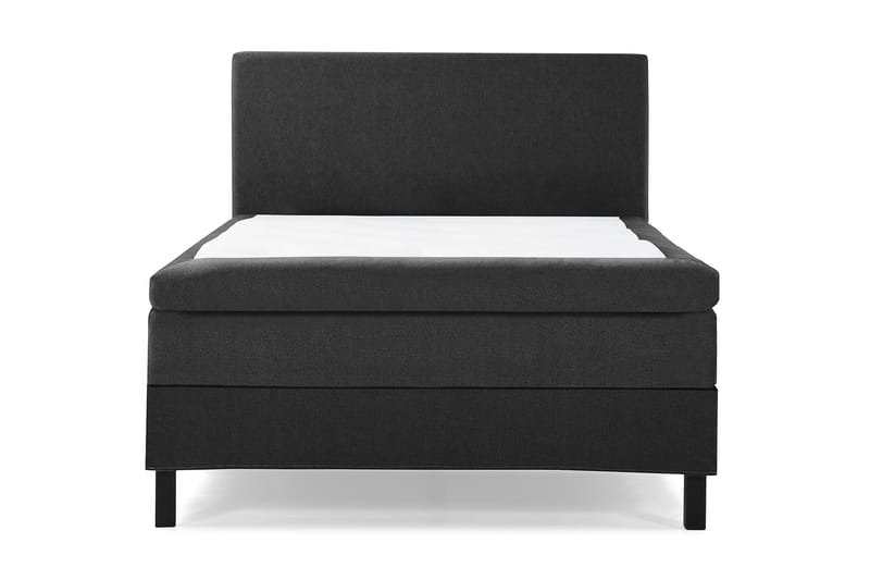 Lucky Komplett Sengepakke 120x200 Lateks Glatt Sengegavl - Svart/Grå - Møbler - Senger - Kontinentalsenger