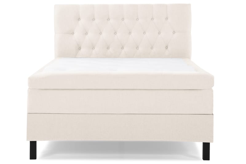 Lucky Komplett Sengepakke 120x200 Memory Diamant Sengegavl, Beige