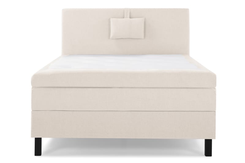 Lucky Komplett Sengepakke 120x200 Memory Glatt Sengegavl - Nakkepute Liten Beige - Møbler - Senger - Komplett sengepakke