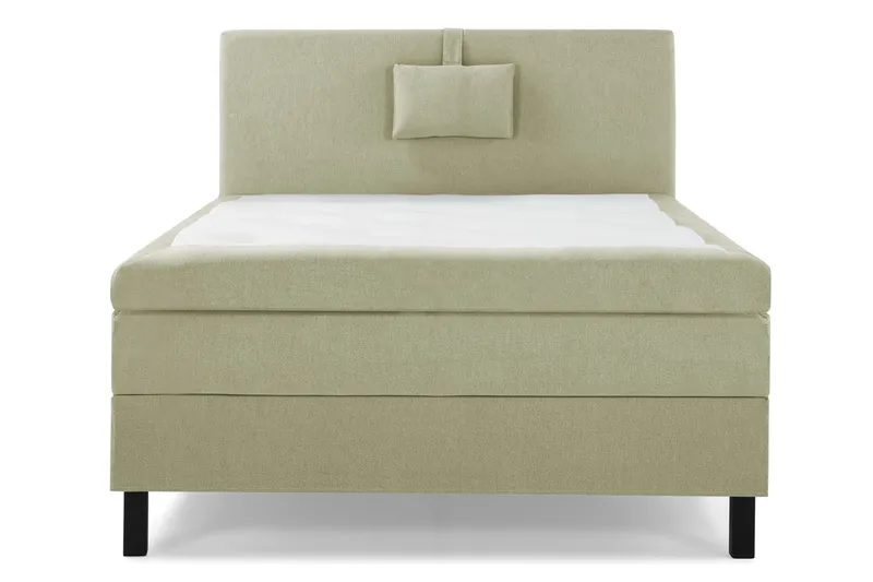 Lucky Komplett Sengepakke 120x200 Memory Glatt Sengegavl - Nakkepute Liten Grønn - Møbler - Senger - Kontinentalsenger