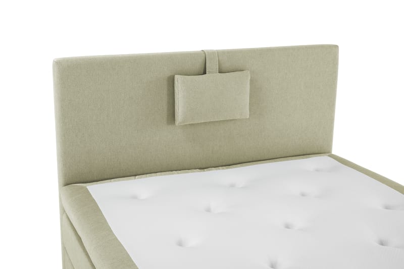 Lucky Komplett Sengepakke 120x200 Memory Glatt Sengegavl - Nakkepute Liten Grønn - Møbler - Senger - Kontinentalsenger