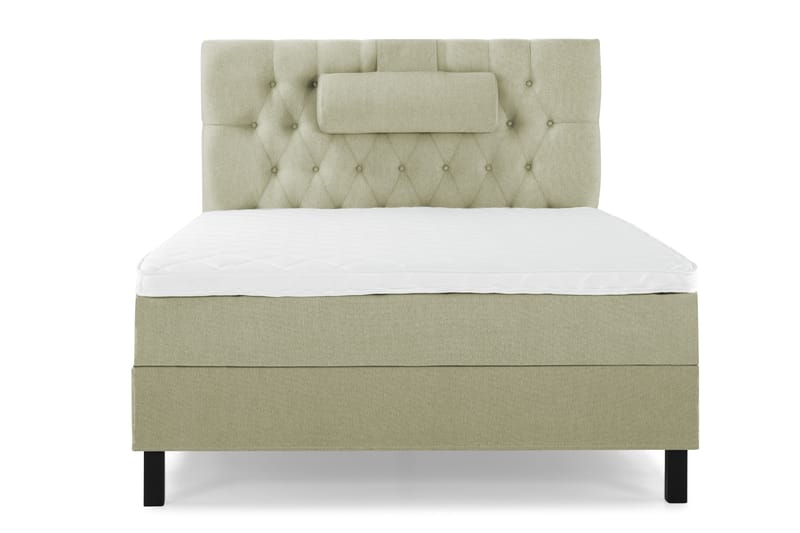 Lucky Komplett Sengepakke 120x200 Skum Diamant Sengegavl - Nakkepute Stor Grønn - Møbler - Senger - Kontinentalsenger