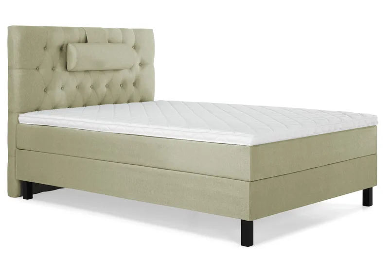 Lucky Komplett Sengepakke 120x200 Skum Diamant Sengegavl - Nakkepute Stor Grønn - Møbler - Senger - Kontinentalsenger