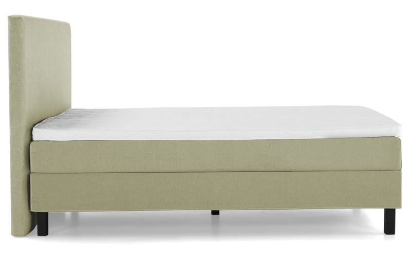 Lucky Komplett Sengepakke 120x200 Skum Glatt Sengegavl - Grønn - Møbler - Senger - Kontinentalsenger