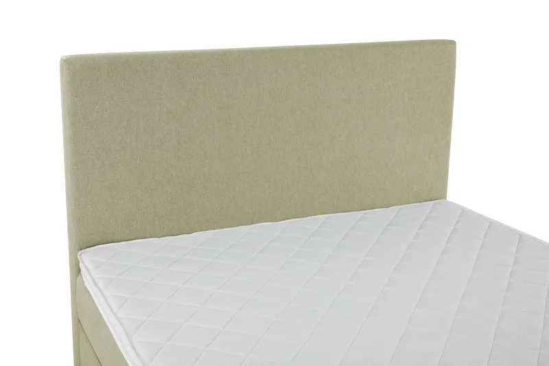 Lucky Komplett Sengepakke 120x200 Skum Glatt Sengegavl - Grønn - Møbler - Senger - Kontinentalsenger