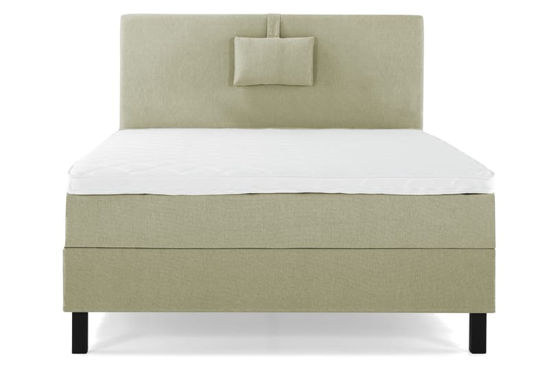 Lucky Komplett Sengepakke 120x200 Skum Glatt Sengegavl - Nakkepute Liten Grønn - Møbler - Senger - Kontinentalsenger