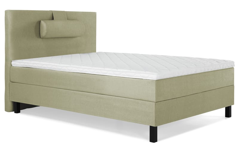 Lucky Komplett Sengepakke 120x200 Skum Glatt Sengegavl - Nakkepute Stor Grønn - Møbler - Senger - Kontinentalsenger