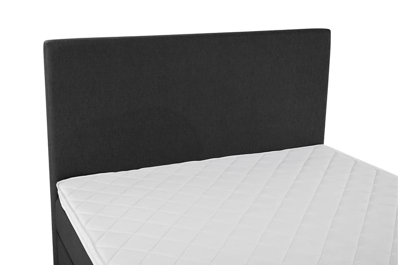 Lucky Komplett Sengepakke 120x200 Skum Glatt Sengegavl - Svart/Grå - Møbler - Senger - Komplett sengepakke