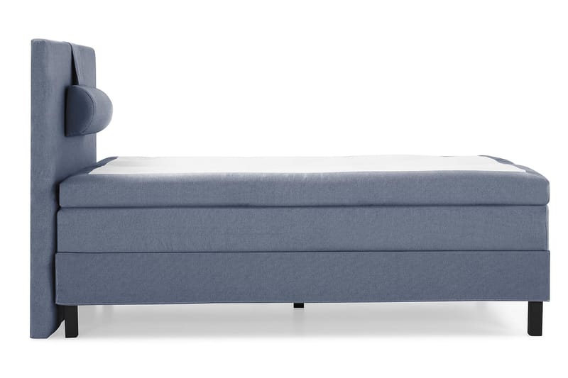 Lucky Komplett Sengepakke 120x200 Polyeter Glatt Sengegavl - Nakkepute Stor Mørkeblå - Møbler - Senger - Komplett sengepakke